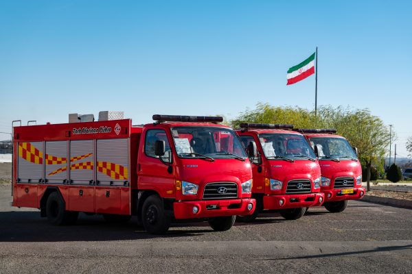 خودرو آتش نشانی نیمه سنگین ساخت شرکت طرح آفرینان پیشرو 6 و 8 تن - کاربری سازی